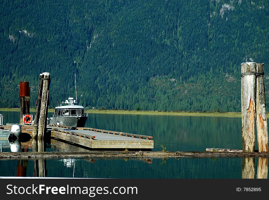 Dock At Pitt Lake