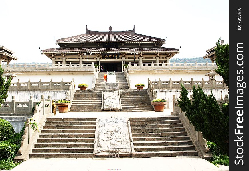 Yan Emperor's Tomb - the ancient temple architecture landscape