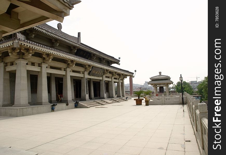 Yan Emperor's Tomb - the ancient temple architecture landscape