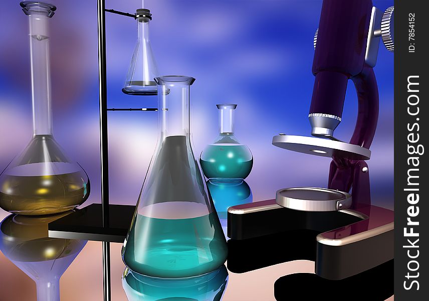Chemical devices on a mirror surface