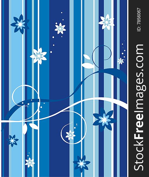 Abstract vector white blue background