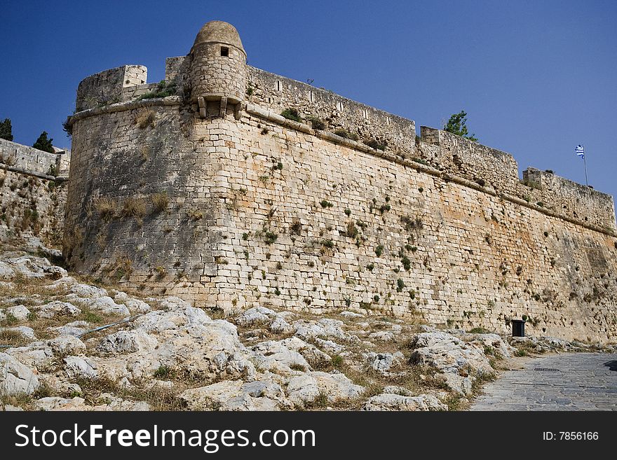 The Fortezza of Rethimnos in Crete an Venetian fort