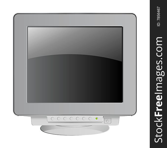 Vector display based on white