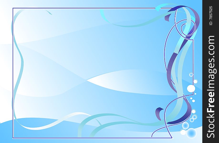 This is the light blue background with color ribbons. This is the light blue background with color ribbons