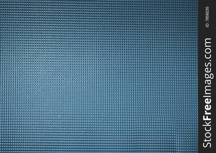 Blue transparent textured glass background