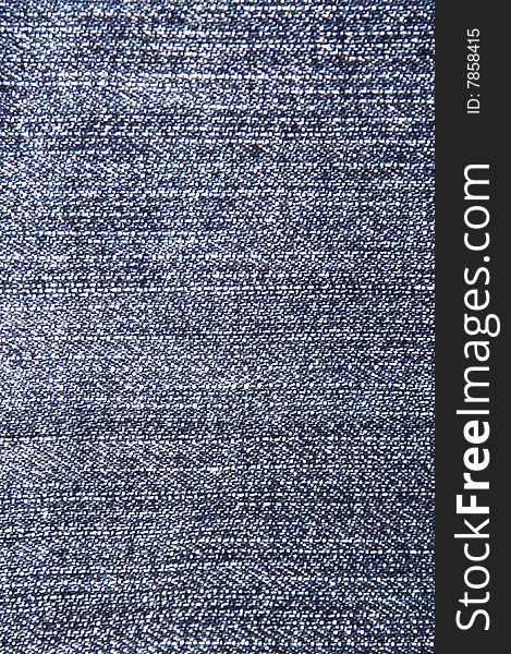 Close up on denim cloth texture