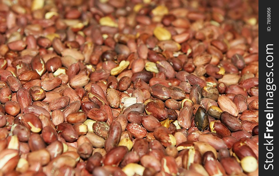 Lots of roasted pistachio beans
