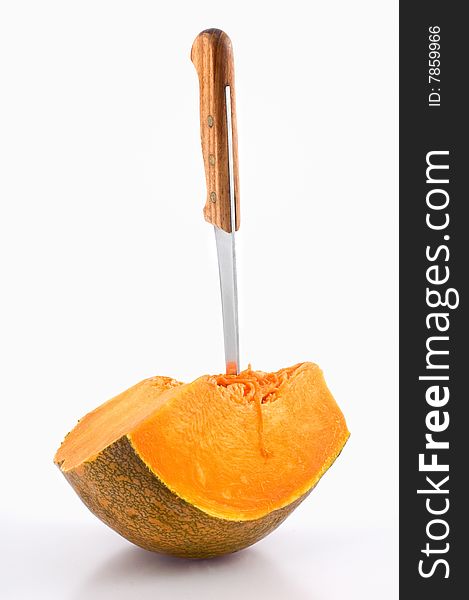 Knife And Pumpkin