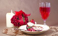 Strawberry Cheesecake Royalty Free Stock Image Strawberry Cheesecake Royalty Free Stock Image
