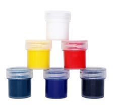 Multicolored Paints Royalty Free Stock Image Multicolored Paints Royalty Free Stock Image