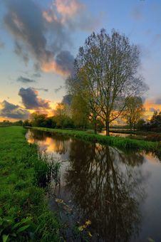 Reflections Near Delftse Hout Stock Image Reflections Near Delftse Hout Stock Image