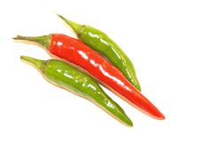 Green And Red Chillies Stock Photography Green And Red Chillies Stock Photography