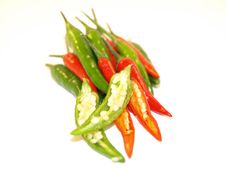 Green And Red Chillies Stock Photos Green And Red Chillies Stock Photos