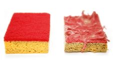Before After Sponges Stock Photography Before After Sponges Stock Photography