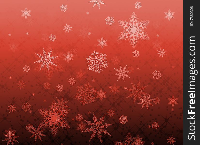 Star and snowflake pattern for xmas backgrounds