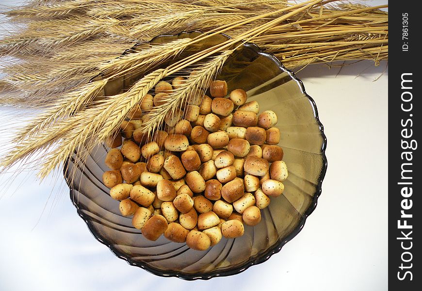 Meal food bagels grain ear background