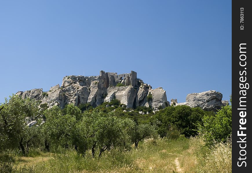 Les Baux-de-Provence is a small and beatiful  village near Saint Remy, in Provence, France