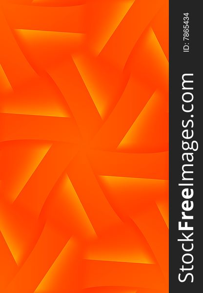 An orange lined seamless tile pattern background. An orange lined seamless tile pattern background.