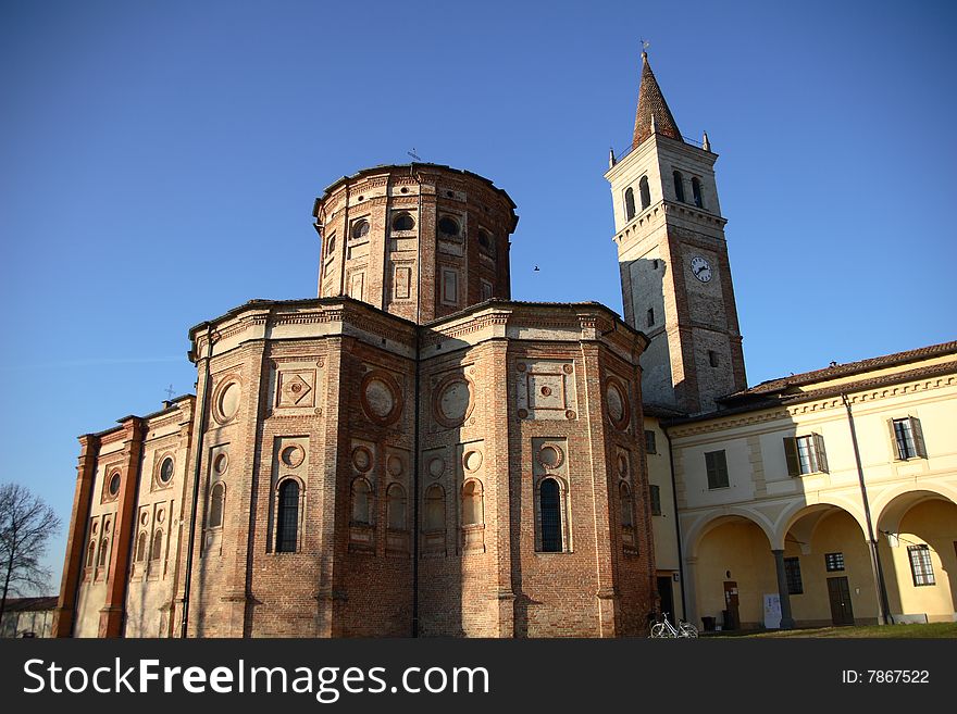 Sanctuary of Santa Maria a Castelleone - Lombardy Italy. Sanctuary of Santa Maria a Castelleone - Lombardy Italy