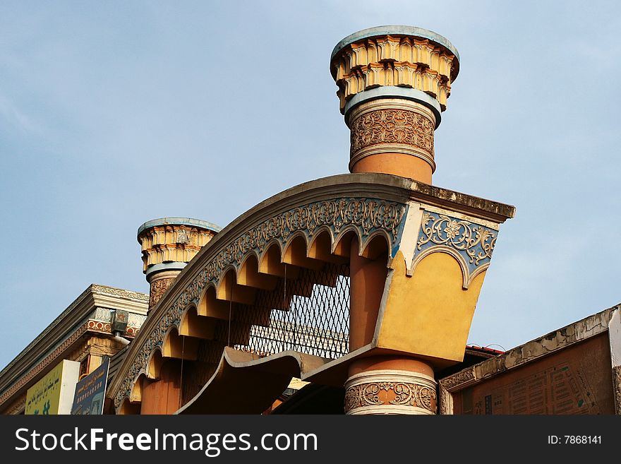 One of the mosques in Xinjiang, China.