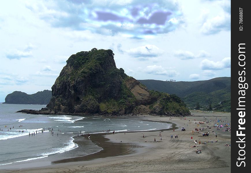 Scenic photo on landscapes and beaches in new Zealand. Scenic photo on landscapes and beaches in new Zealand