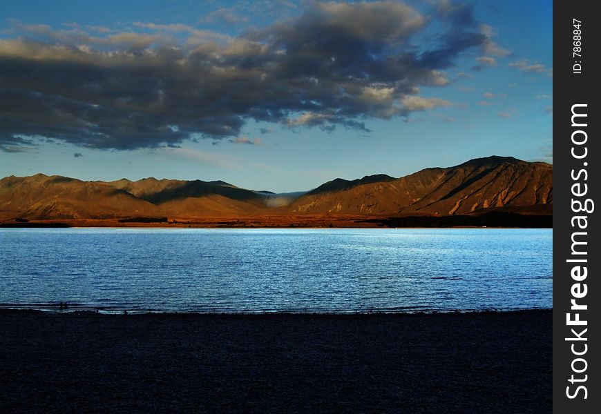 Lake With Mountains