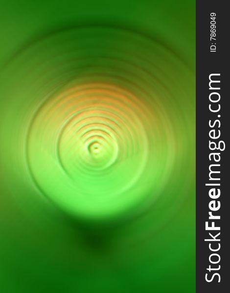 Green circle abstraction