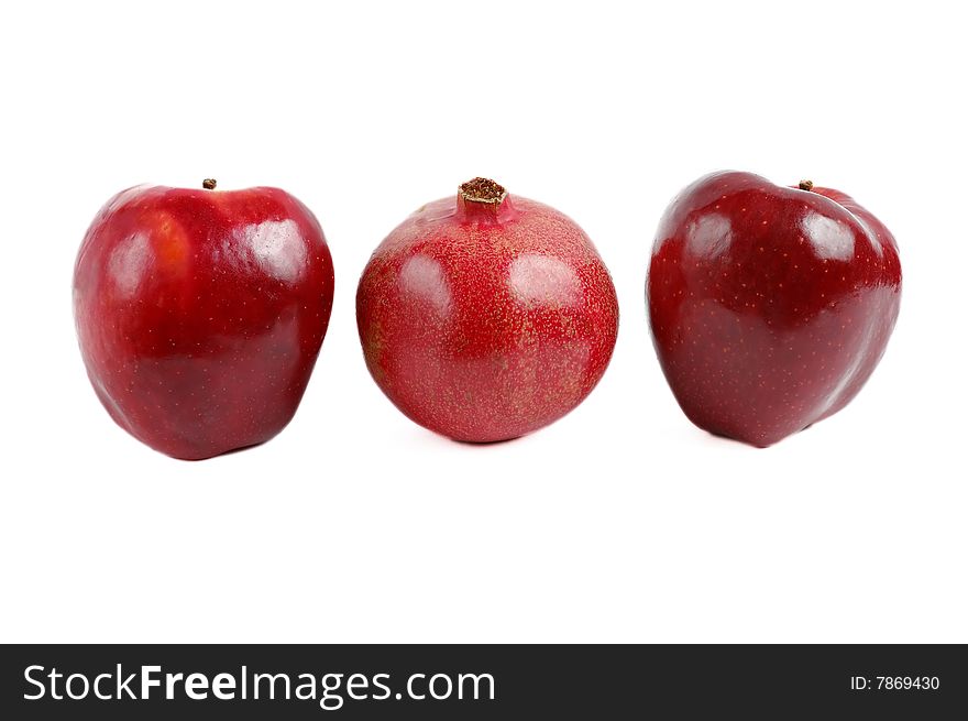 Apples And Pomegranate Fruit