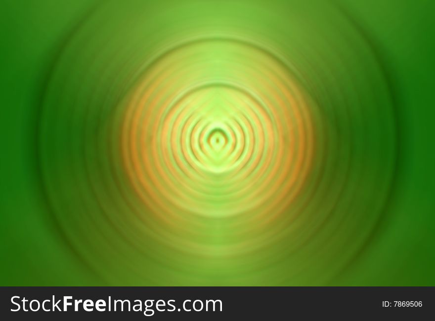 Green Circle Abstraction