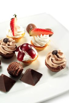 Candy With Fruit And Berries Slice Stock Photos Candy With Fruit And Berries Slice Stock Photos
