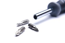 Screwdriver Bits With Differential Focus Royalty Free Stock Image Screwdriver Bits With Differential Focus Royalty Free Stock Image