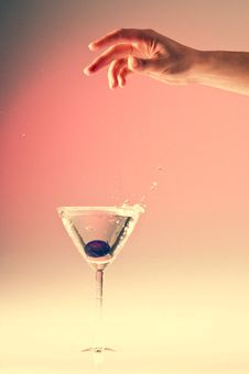 Hand Drop And Splash Water Stock Photo Hand Drop And Splash Water Stock Photo