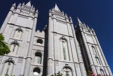 Mormon Temple Royalty Free Stock Photography