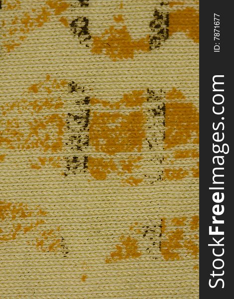 Yellow Grunge Fabric