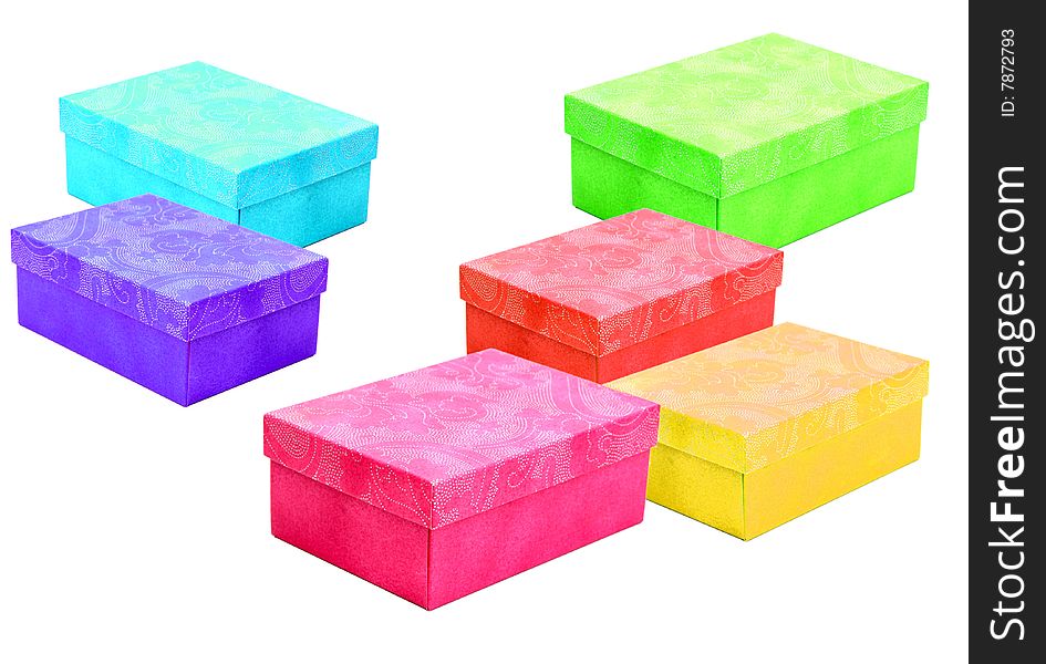 Colourful boxes