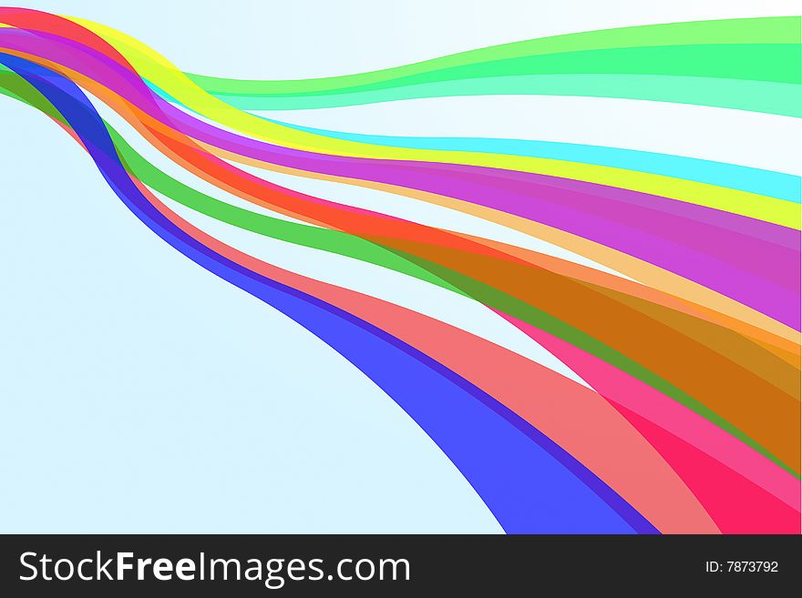 Vector illustration of Abstract Rainbow