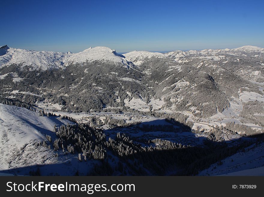 A large mouintain in Bayern. A large mouintain in Bayern