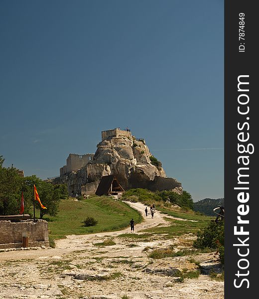 Les Baux-de-Provence is a small and beatiful  village near Saint Remy, in Provence, France