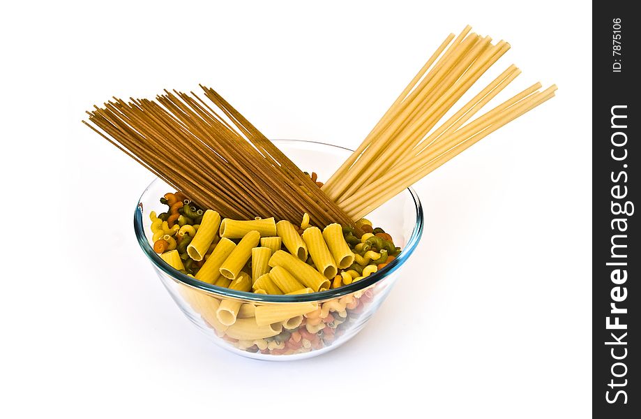 Colorful Noodles In A Bowl