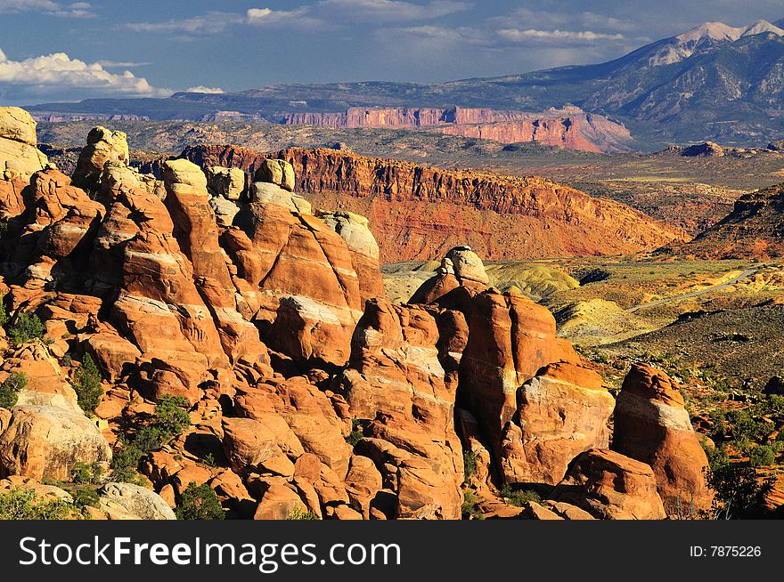 Landscape at Arches National Park, Utah