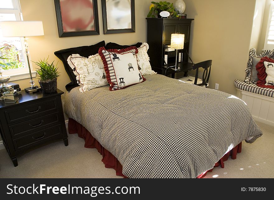 Modern Luxury Home Bedroom.