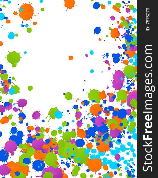 Bright blot background, vector illustration, AI file included