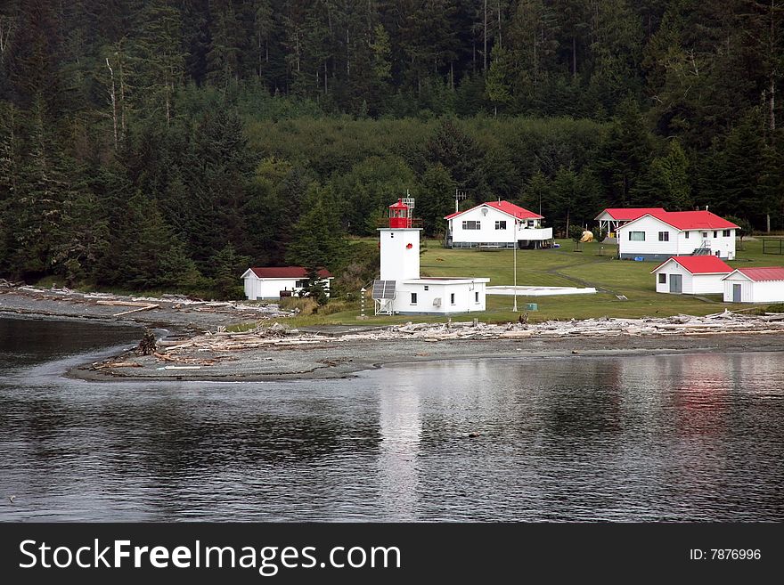 Canadian light house british columbia