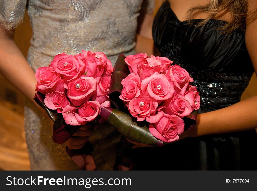 An image of gorgeous vibrant bridesmaids bouquets. An image of gorgeous vibrant bridesmaids bouquets