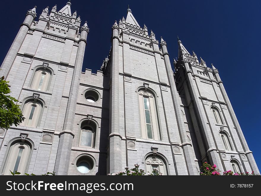 The amazing Mormon Temple in Salt Lake City even looks terrific from the back.