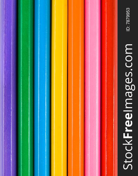 Close-up photo of various color pencils. Close-up photo of various color pencils