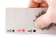Three Aces Stock Photography Three Aces Stock Photography