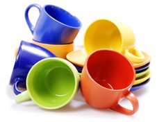 Color Cups Stock Photo Color Cups Stock Photo