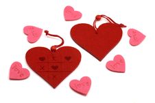 Pink And Red Hearts Royalty Free Stock Photos Pink And Red Hearts Royalty Free Stock Photos