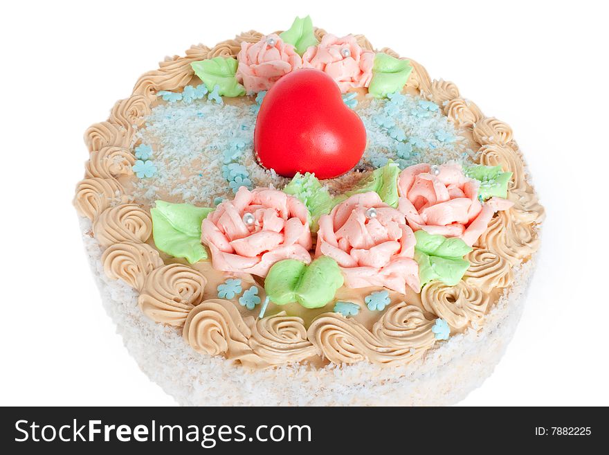 Festive Cream Cake